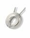 Bijou Pendentif Funéraire en Argent avec Zircone « Cercle »