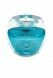 Mini-urne en verre avec bougie Tiffany bleu