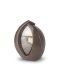 Mini urne funéraire en céramique « Forever Framed » brun foncé, personnalisable avec image