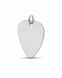Pendentif mémoire 'Plectre' en argent