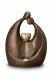 Urne Funéraire en céramique bronze 'Amour éternel'  - Avec Bougeoir