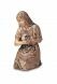 Statue commémorative de la fille aux fleurs en bronze