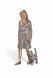 Sculpture funéraire femme avec chat – décoration de tombe – 3D, libre, fixation en bas