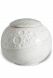 Urne funéraire en porcelaine 'Lune' look de pierre naturelle