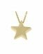 Collier symbole  'Étoile' en 14 carats or jaune