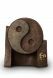 Urne Funéraire en Céramique bronze 'Yin Yang'