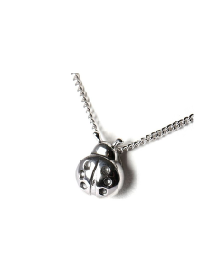 Pendentif funéraire 'Coccinelle' argent (925)