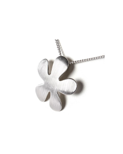 Pendentif funéraire 'Petite fleur' argent (925)