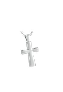 Pendentif cinéraire en acier inoxydable « Croix »
