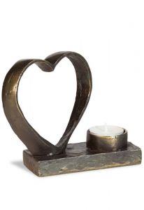 Sculpture urne funéraire 'Coeur'