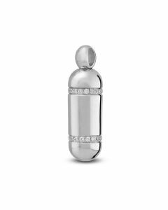 Bijou cendres commémoratif cinéraire zirconium pierre