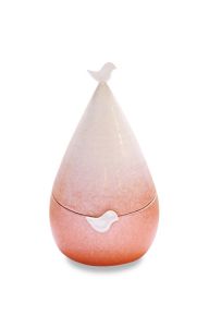 Urne Funéraire en céramique artisanat pour Bébé 'Oiseau'