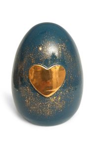 Urne funéraire en céramique 'Coeur d'or'