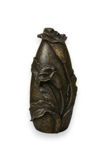 Urne funéraire en bronze « Fleurs »