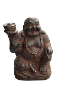 Bouddha souriant en bronze