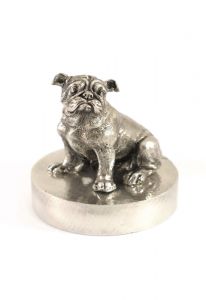 Bulldog urne Étain