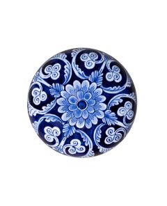 Mini-urne en ceramique 'Blue Flower' | Delft bleu