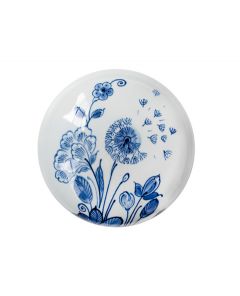 Mini-urne en ceramique 'Dandelion' | Delft bleu