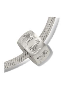 Breloque Cinéraire en Argent 'Chat'