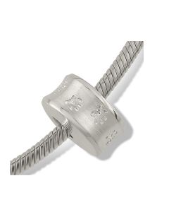 Breloque Cinéraire en Argent 'Empreintes de Chat'