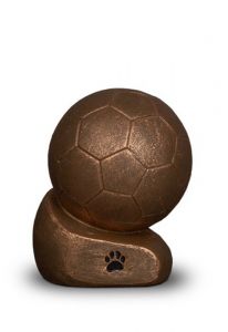 Urne pour animaux 'Football avec empreinte'  
