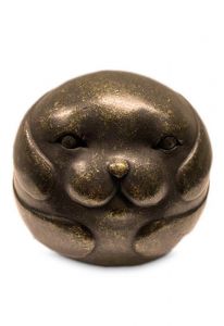 Mini-urne en bronze chien 'Éternité'