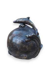 Petite Urne Funéraire en Bronze « Dauphin »