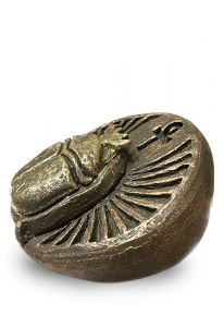 Mini urne cendres égyptienne 'Scarabée'