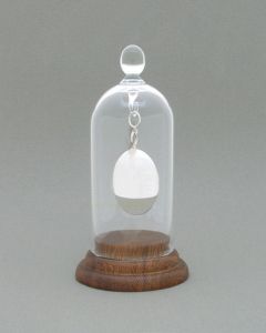 Cloche en verre (argent pendentif)