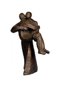 Sculpture cinéraire 'Père-enfant'
