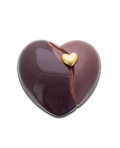 Mini-Urne funéraire céramique avec coeur magnétique