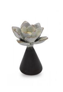 Mini-urne funéraire en bronze 'Fleur de lotus'