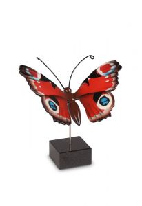 Mini-urne funéraire papillon 'Paon du jour'