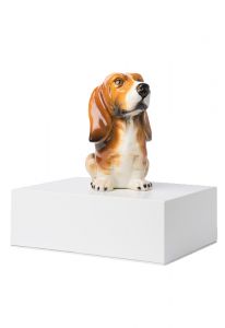 Urne-animal funéraire 'Normand Basset hound'