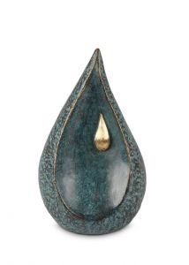 Urne funéraire en bronze 'Goutte'