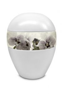 Urne funéraire en porcelaine 'Orchidées'