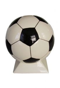 Urne Funéraire en Céramique 'Ballon de Foot' (Personnalisable + Extérieure)