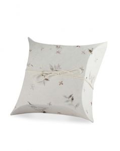 Urne funéraire biodégradable pour cendres avec motif floral