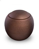 Mini-Urne funéraire céramique coeur doré