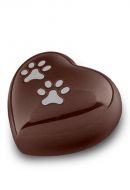 Urne funéraire animal coeur