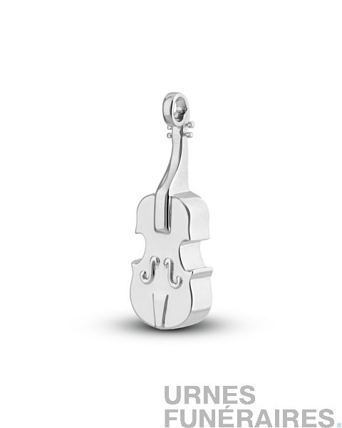 Pendentif memoire argent (925) 'Violon